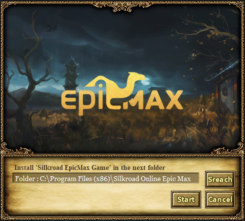 Silkroad EpicMax installer folder selection